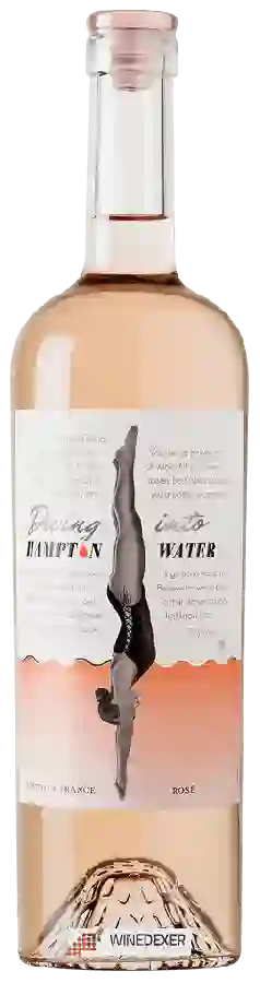 Winery Diving Into Hampton Water - Rosé Winery Diving Into Hampton Water - Rosé