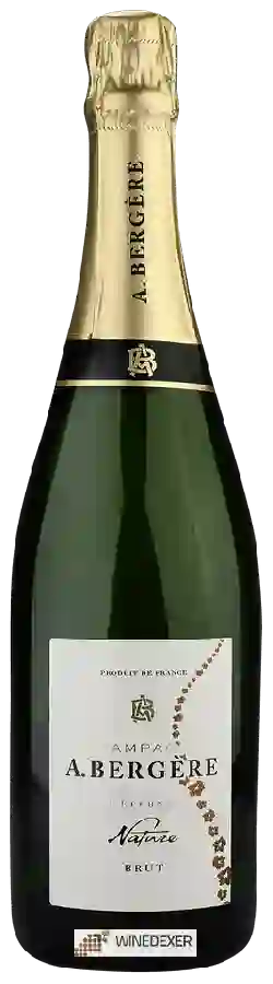 Winery A.Bergère - Nature Brut Champagne Winery A.Bergère - Nature Brut Champagne