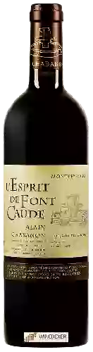 Winery Alain Chabanon - L'Esprit de Font Caude Montpeyroux