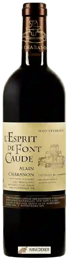 Winery Alain Chabanon - L'Esprit de Font Caude Montpeyroux Winery Alain Chabanon - L'Esprit de Font Caude Montpeyroux