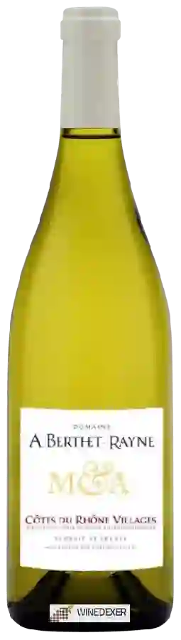 Domaine André Berthet-Rayne - M&A Côtes-du-Rhône-Villages