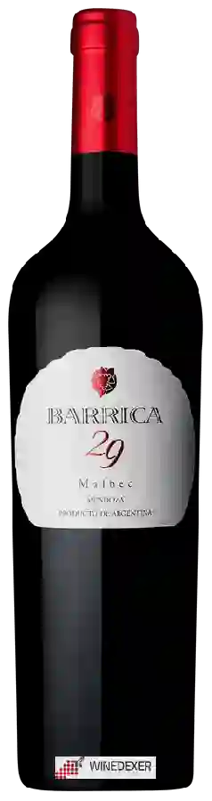 Winery Barrica 29 - Malbec Winery Barrica 29 - Malbec