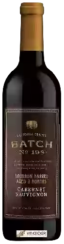 Winery Batch No. 198 - Bourbon Barrel Aged 3 Months Cabernet Sauvignon