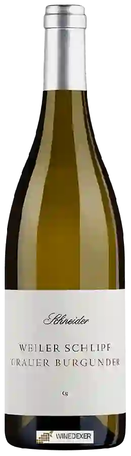 Winery Claus Schneider - Weiler Schlipf Grauer Burgunder Winery Claus Schneider - Weiler Schlipf Grauer Burgunder