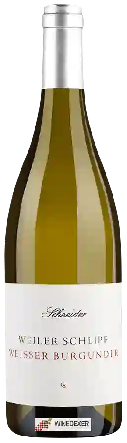 Winery Claus Schneider - Weiler Schlipf Weisser Burgunder Winery Claus Schneider - Weiler Schlipf Weisser Burgunder