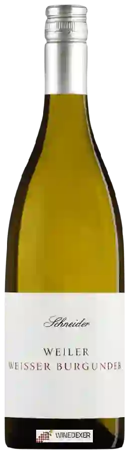 Winery Claus Schneider - Weiler Weisser Burgunder Winery Claus Schneider - Weiler Weisser Burgunder