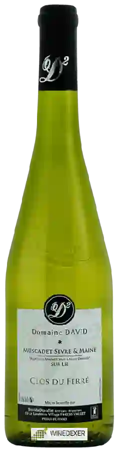 Domaine David - Vignoble David Duvallet - Clos du Ferré Muscadet Sèvre et Maine Sur Lie Domaine David - Vignoble David Duvallet - Clos du Ferré Muscadet Sèvre et Maine Sur Lie