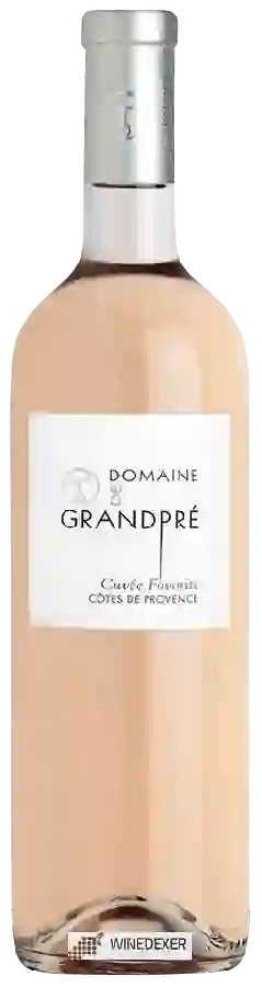 Domaine de Grandpré - Cuvée Favorite Côtes de Provence Rosé Domaine de Grandpré - Cuvée Favorite Côtes de Provence Rosé