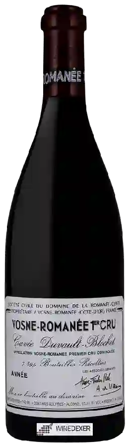 Domaine de La Romanée-Conti - Cuvée Duvault-Blochet Vosne-Romanée 1er Cru Domaine de La Romanée-Conti - Cuvée Duvault-Blochet Vosne-Romanée 1er Cru