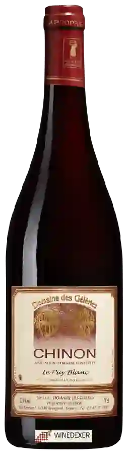 Domaine des Géléries - Le Puy Blanc Chinon Rouge