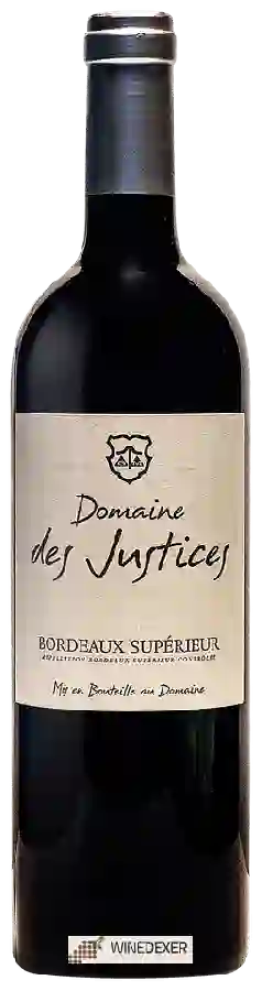 Domaine des Justices - Bordeaux Supérieur Domaine des Justices - Bordeaux Supérieur