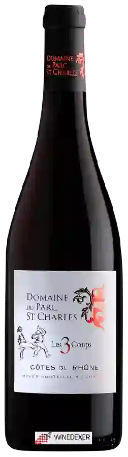 Domaine du Parc Saint Charles - Les 3 Coups Côtes du Rhône Rouge
