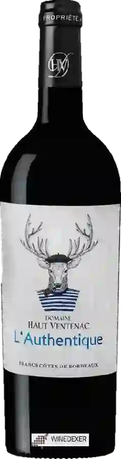 Domaine Haut Ventenac - L'Authentique Francs Côtes de Bordeaux