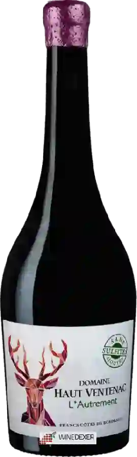 Domaine Haut Ventenac - L'Autrement Francs Côtes de Bordeaux Domaine Haut Ventenac - L'Autrement Francs Côtes de Bordeaux