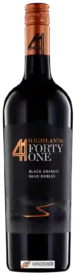 Winery Highlands 41 - Black Granite Red Blend (Darkness)
