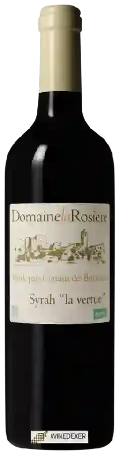 Domaine la Rosière - Vin de Pays Coteaux Des Boronnies La Vertue Syrah