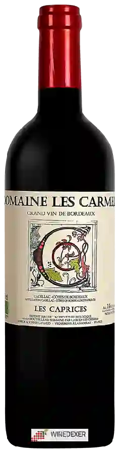 Domaine les Carmels - Les Caprices Cadillac - Côtes de Bordeaux
