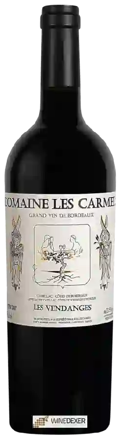 Domaine les Carmels - Les Vendanges Cadillac - Côtes de Bordeaux Domaine les Carmels - Les Vendanges Cadillac - Côtes de Bordeaux