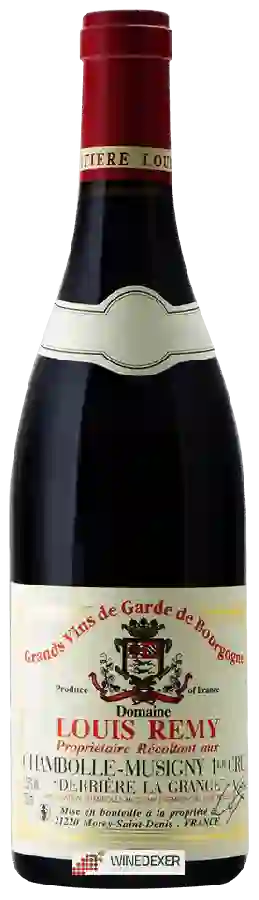 Domaine Louis Remy - Chambolle-Musigny 1er Cru 'Derrière la Grange' Domaine Louis Remy - Chambolle-Musigny 1er Cru 'Derrière la Grange'