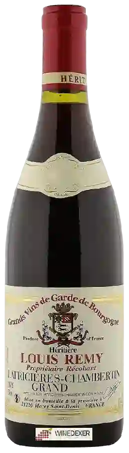 Domaine Louis Remy - Latricières-Chambertin Grand Cru Domaine Louis Remy - Latricières-Chambertin Grand Cru