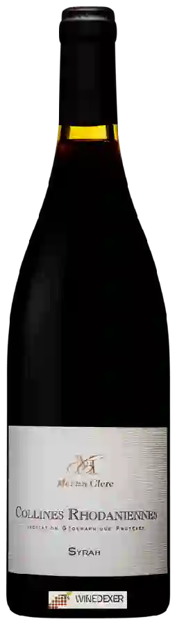 Domaine Martin Clerc - Collines Rhodaniennes Syrah Domaine Martin Clerc - Collines Rhodaniennes Syrah