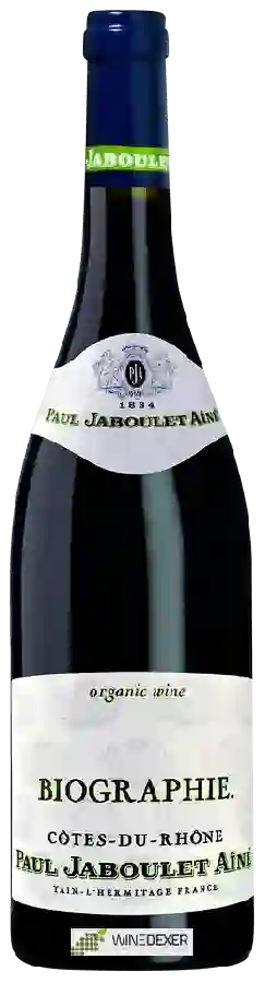 Winery Paul Jaboulet Aîné - Biographie Côtes du Rhône Rouge