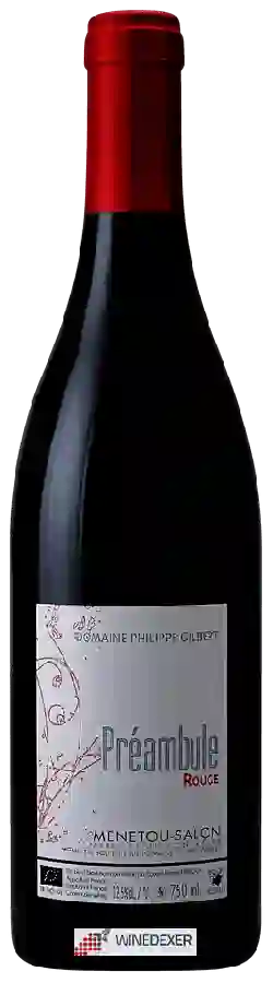 Domaine Philippe Gilbert - Préambule Menetou-Salon Rouge