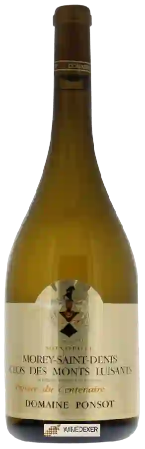Domaine Ponsot - Morey-Saint-Denis Premier Cru Clos des Monts Luisants Vieilles Vignes Monopole Pressée Du Centenaire Domaine Ponsot - Morey-Saint-Denis Premier Cru Clos des Monts Luisants Vieilles Vignes Monopole Pressée Du Centenaire