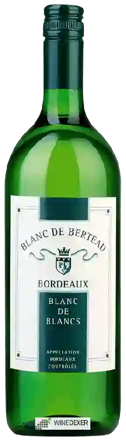 Winery Univitis - Blanc de Berteau Blanc de Blancs Bordeaux