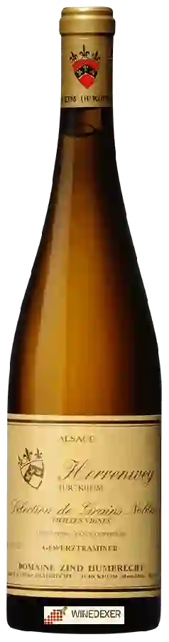 Domaine Zind Humbrecht - Gewürztraminer Alsace Vieilles Vignes Herrenweg de Turckheim Sélection de Grains Nobile