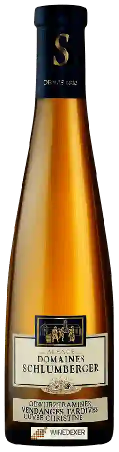 Domaines Schlumberger - Cuvée Christine Gewürztraminer Alsace Vendanges Tardives Domaines Schlumberger - Cuvée Christine Gewürztraminer Alsace Vendanges Tardives