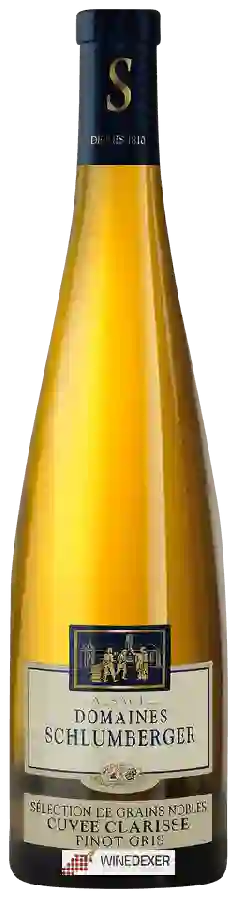Domaines Schlumberger - Cuvée Clarisse Pinot Gris Alsace Sélecion de Grains Nobles Domaines Schlumberger - Cuvée Clarisse Pinot Gris Alsace Sélecion de Grains Nobles