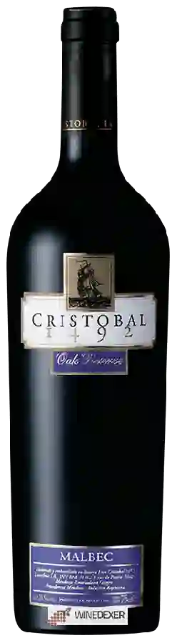 Winery Don Cristobal - Cristobal 1492 Oak Reserve Malbec Winery Don Cristobal - Cristobal 1492 Oak Reserve Malbec