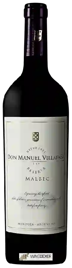 Winery Don Manuel Villafañe - Reserva Malbec