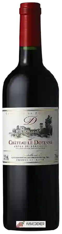 Château Le Doyenné - D du Château Le Doyenné Côtes de Bordeaux Château Le Doyenné - D du Château Le Doyenné Côtes de Bordeaux