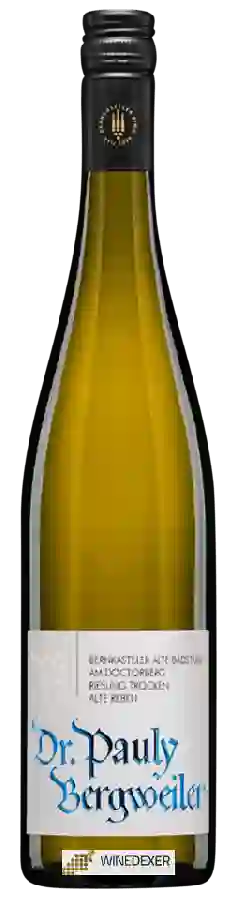 Winery Dr. Pauly-Bergweiler - Bernkasteler Alte Badstube am Doctorberg Riesling Trocken Alte Reben