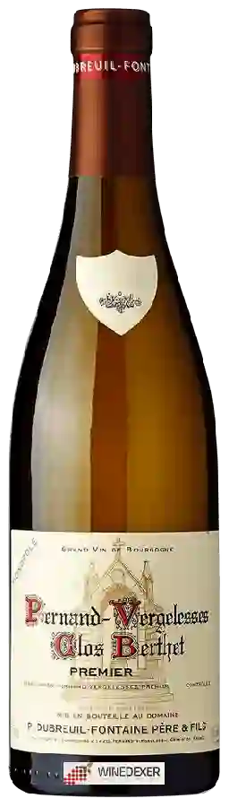 Domaine Dubreuil-Fontaine - Pernand-Vergelesses Premier Cru 'Clos Berthet' Monopole Blanc