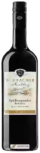 Winery Durbacher - Sp&aumltburgunder