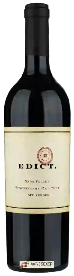 Winery Edict - Proprietary Red