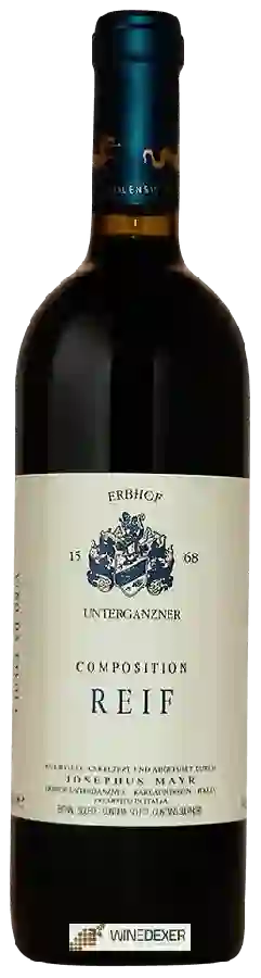 Winery Erbhof Unterganzner - Composition Reif