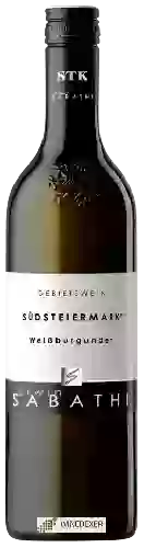 Winery Erwin Sabathi - Weissburgunder