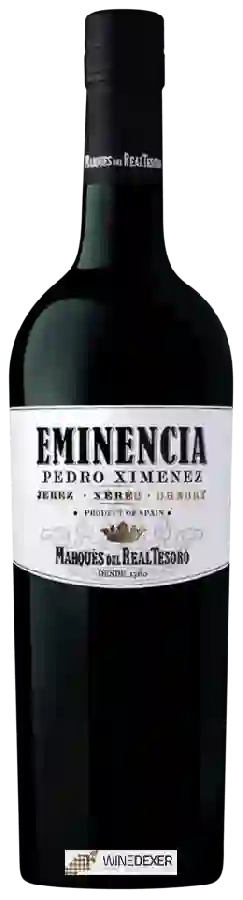 Winery Marqués del Real Tesoro - Eminencia Pedro Ximenez Winery Marqués del Real Tesoro - Eminencia Pedro Ximenez