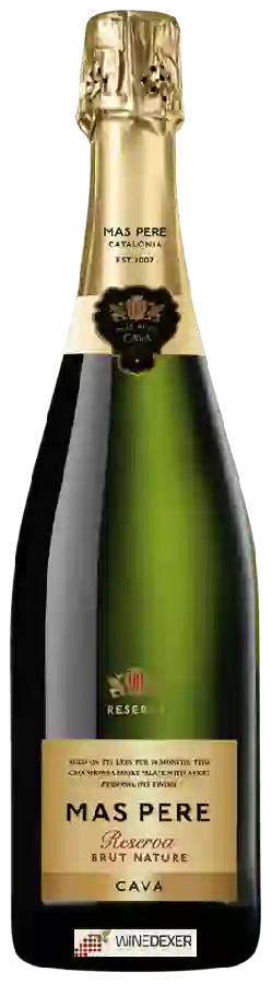 Winery Mas Pere - Cava Reserva Brut Nature Winery Mas Pere - Cava Reserva Brut Nature