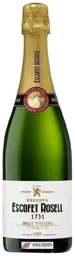 Winery Escofet Rosell - Cava 1731 Brut Nature Reserva Winery Escofet Rosell - Cava 1731 Brut Nature Reserva