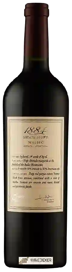 Winery Escorihuela Gascón - 1884 Reserve Malbec Winery Escorihuela Gascón - 1884 Reserve Malbec