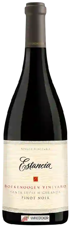 Winery Estancia - Boekenoogen Vineyard Pinot Noir Winery Estancia - Boekenoogen Vineyard Pinot Noir