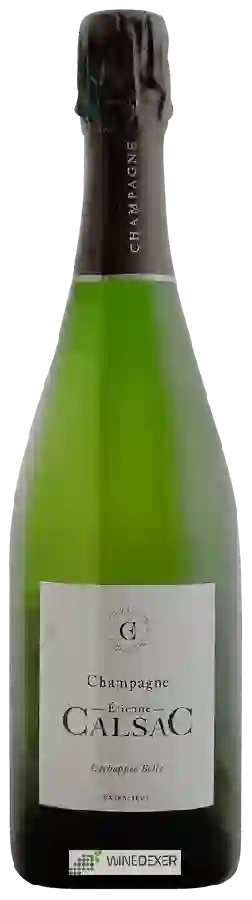 Winery Etienne Calsac - l’Échappée Belle Extra Brut Champagne Winery Etienne Calsac - l’Échappée Belle Extra Brut Champagne