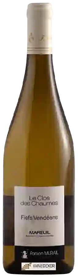 Winery Fabien Murail - Le Clos des Chaumes Fiefs Vendéens Mareuil Blanc Winery Fabien Murail - Le Clos des Chaumes Fiefs Vendéens Mareuil Blanc