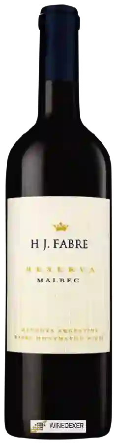 Winery Fabre Montmayou - H J. Fabre Reserva Malbec Winery Fabre Montmayou - H J. Fabre Reserva Malbec