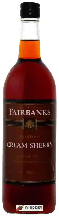 Winery Fairbanks - California Cream Sherry